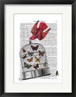 Flying Birdcage Fine Art Print