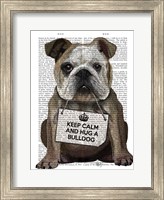 Hug a Bulldog Fine Art Print