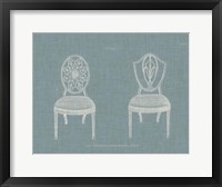 Hepplewhite Chairs I Fine Art Print