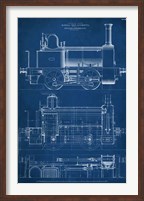 Locomotive Blueprint II Fine Art Print