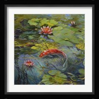 Vermillion Koi Fine Art Print
