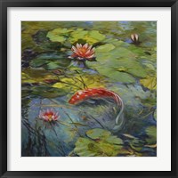 Vermillion Koi Fine Art Print