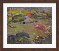 Koi & Lilies I Fine Art Print