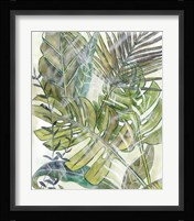 Layered Palms II Framed Print