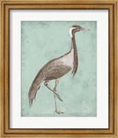 Sepia & Spa Heron III Fine Art Print