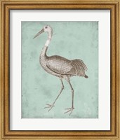 Sepia & Spa Heron IV Fine Art Print
