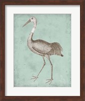 Sepia & Spa Heron IV Fine Art Print