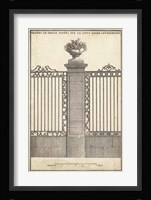 Antique Decorative Gate I Fine Art Print