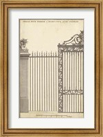 Antique Decorative Gate II Fine Art Print