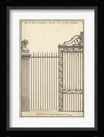 Antique Decorative Gate II Fine Art Print
