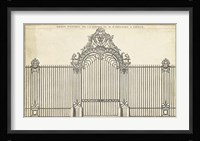 Antique Decorative Gate III Fine Art Print