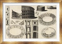 Diagram of the Colosseum Fine Art Print
