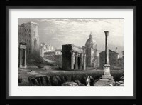 Antique View of Rome Fine Art Print