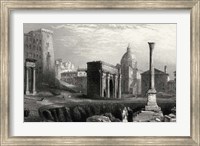 Antique View of Rome Fine Art Print