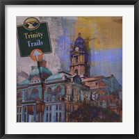 Trinity Trails - Ft. Worth Framed Print