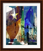 Alamo Flag Fine Art Print