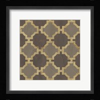 Golden Trellis I Framed Print