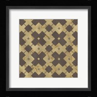 Golden Trellis IV Framed Print
