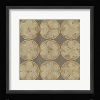 Golden Trellis IX Framed Print