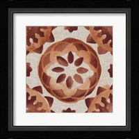 Elemental Tiles IV Framed Print