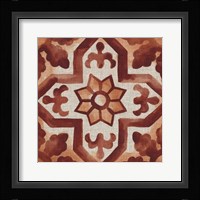 Elemental Tiles V Framed Print
