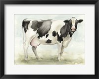 Watercolor Cow I Fine Art Print