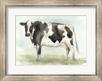 Watercolor Cow II Fine Art Print