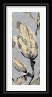 Flower Bud Triptych III Framed Print