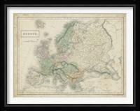 Map of Europe Fine Art Print