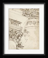 Architects Sketchbook II Framed Print