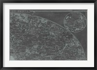 Map of Paris Grid II Fine Art Print