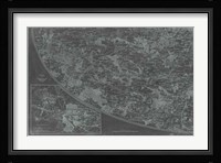 Map of Paris Grid III Fine Art Print