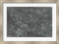 Map of Paris Grid III Fine Art Print