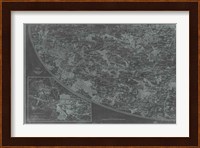 Map of Paris Grid III Fine Art Print