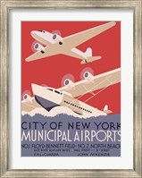 New York City municipal airports, 1937 Fine Art Print