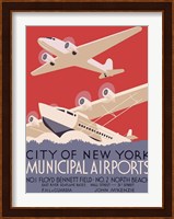 New York City municipal airports, 1937 Fine Art Print