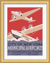 New York City municipal airports, 1937 Fine Art Print