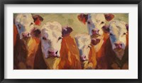 Party of Five Herefords Fine Art Print