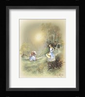 Grassy Path Framed Print