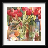 Bottles & Blooms Fine Art Print