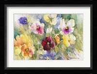 Pansies Posing Fine Art Print