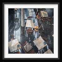 Shadows at the Zurich Cafe Fine Art Print