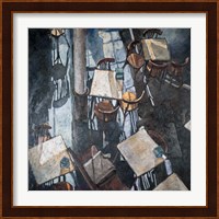 Shadows at the Zurich Cafe Fine Art Print