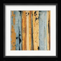 Ochre, Blue Overlay I Fine Art Print