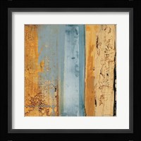 Ochre, Blue Overlay II Fine Art Print