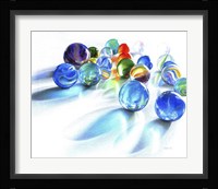 Blue Marble Reflection Fine Art Print