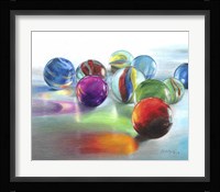 Red Marble Fine Art Print