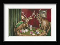 Reindeer Games Framed Print