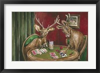 Reindeer Games Framed Print