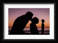 A Mother's Kiss Framed Print